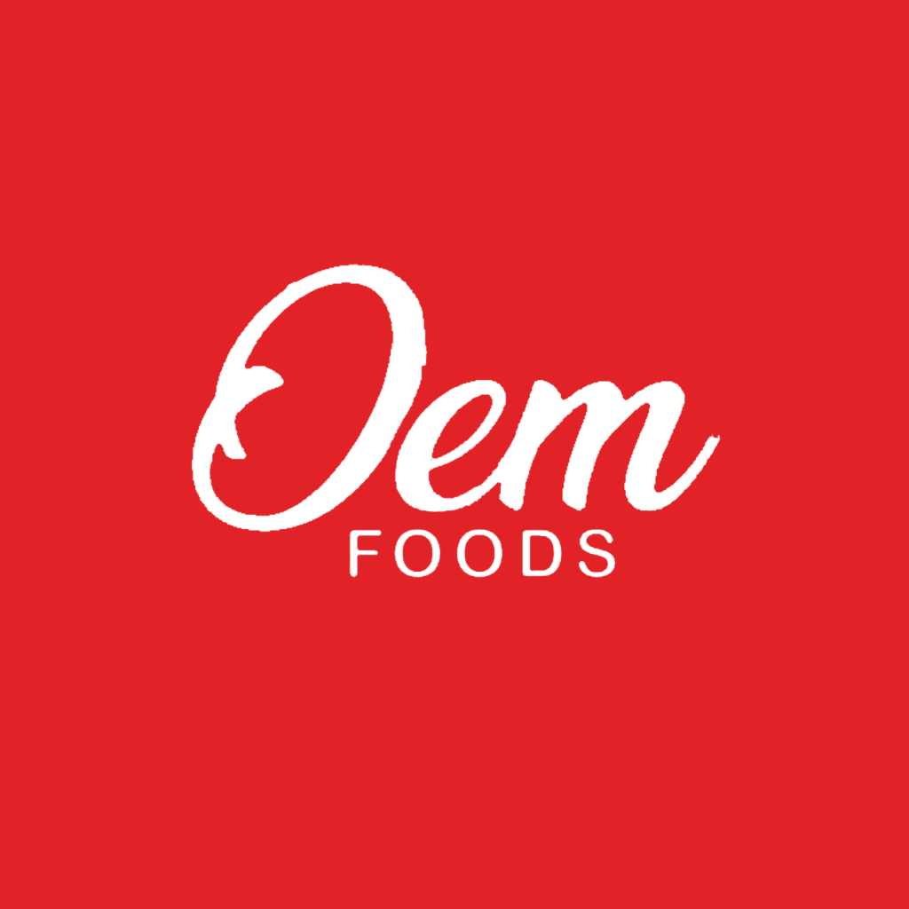 โลโก้ Oemfoods สีขาว